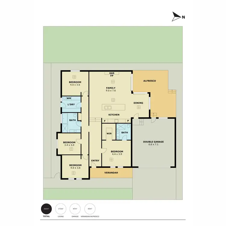 Floorplan of Homely house listing, 9 Harding Street, Tea Tree Gully SA 5091