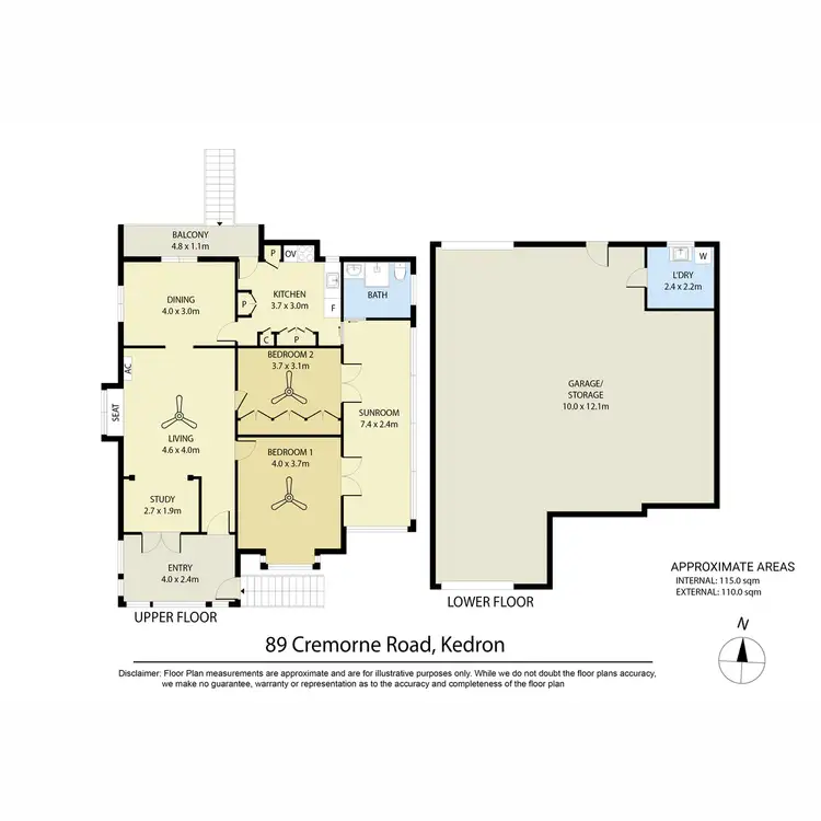 Floorplan of Homely house listing, 89 Cremorne Road, Kedron QLD 4031