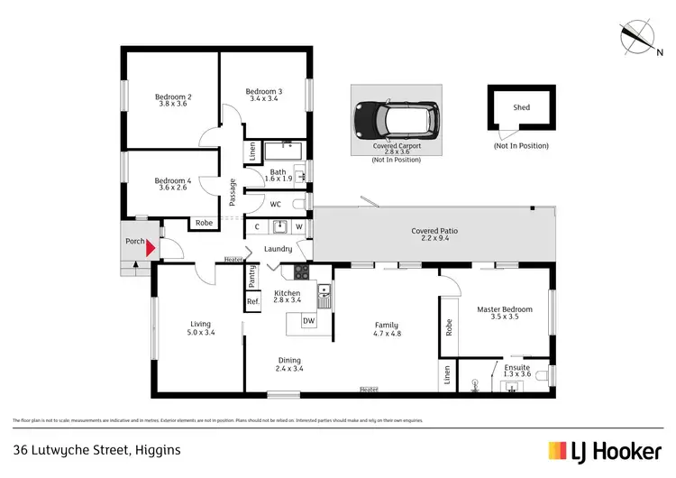 Floorplan of Homely house listing, 36 Lutwyche Street, Higgins ACT 2615