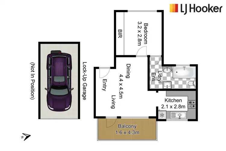 Floorplan of Homely unit listing, 23/105-109 Burns Bay Road, Lane Cove NSW 2066