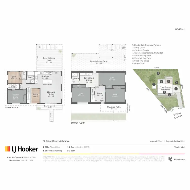 Floorplan of Homely house listing, 22 Tibor Court, Ashmore QLD 4214