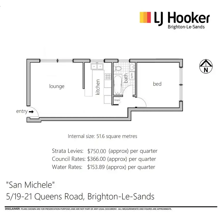 Floorplan of Homely unit listing, 5/19-21 Queens Road, Brighton-Le-Sands NSW 2216