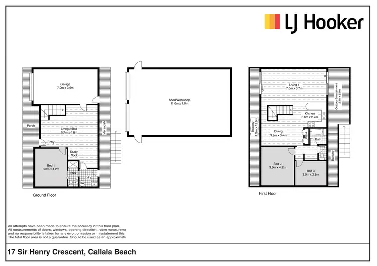 Floorplan of Homely house listing, 17 Sir Henry Crescent, Callala Beach NSW 2540