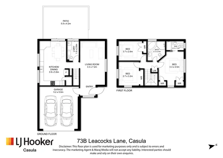 Floorplan of Homely house listing, 73B Leacock Lane, Casula NSW 2170