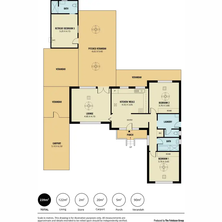 Floorplan of Homely house listing, 15 Nottingham Crescent, Valley View SA 5093