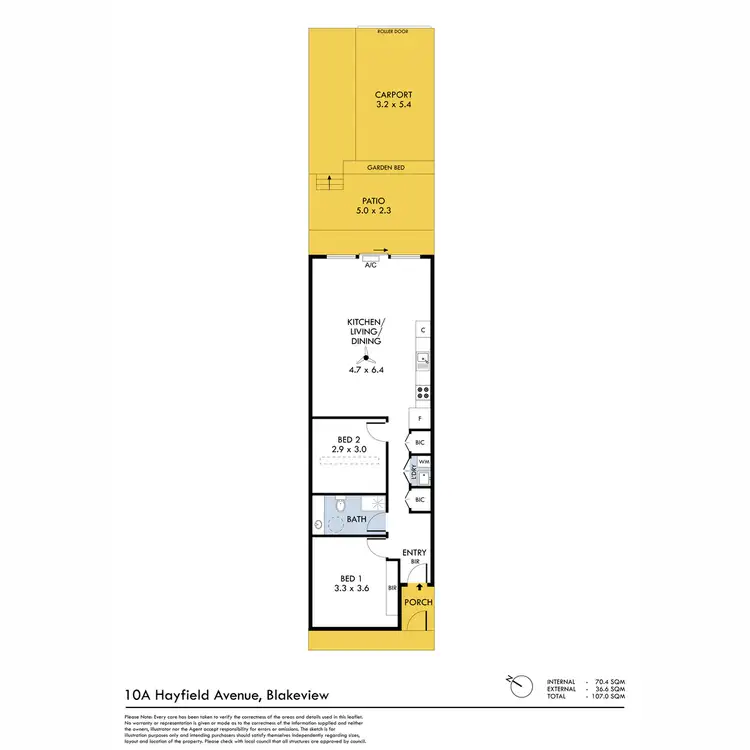 Floorplan of Homely house listing, 10A Hayfield Avenue, Blakeview SA 5114