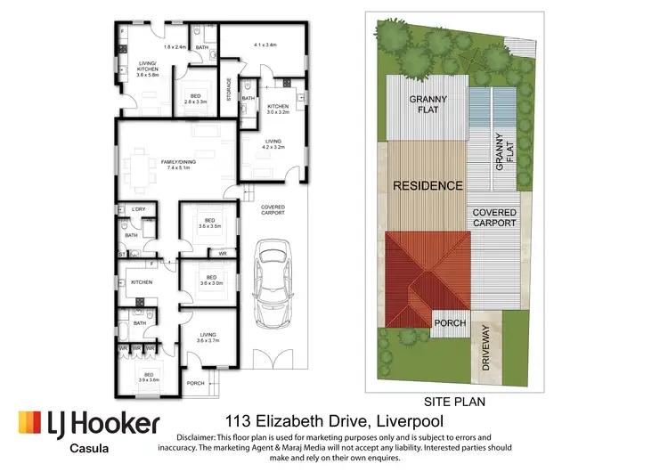 Floorplan of Homely house listing, 113 Elizabeth Drive, Liverpool NSW 2170