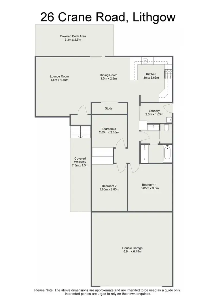 Floorplan of Homely house listing, 26 Crane Road, Lithgow NSW 2790
