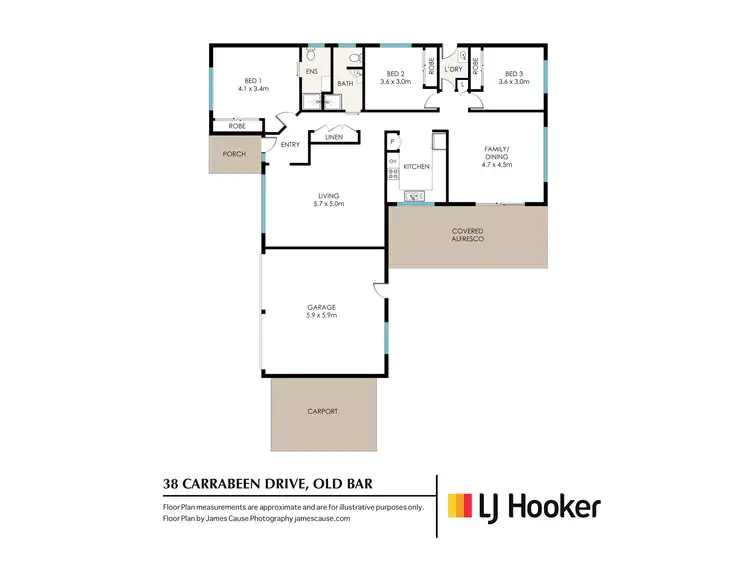 Floorplan of Homely house listing, 38 Carrabeen Drive, Old Bar NSW 2430