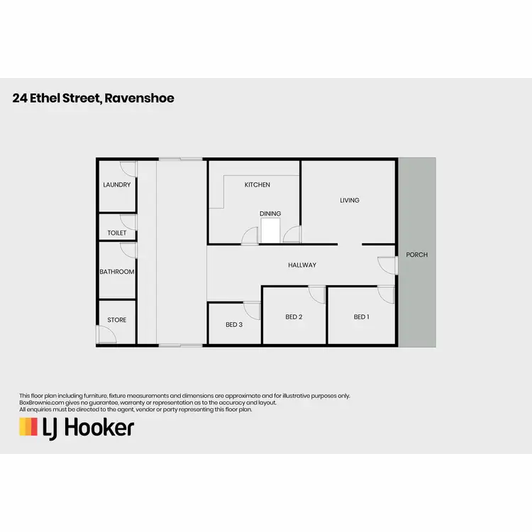 Floorplan of Homely house listing, 24 Ethel Street, Ravenshoe QLD 4888