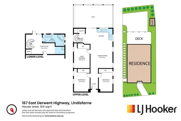 Floorplan of Homely house listing, 167 East Derwent Highway, Lindisfarne TAS 7015