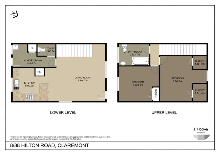 Floorplan of Homely unit listing, Unit 8/88 Hilton Road, Claremont TAS 7011