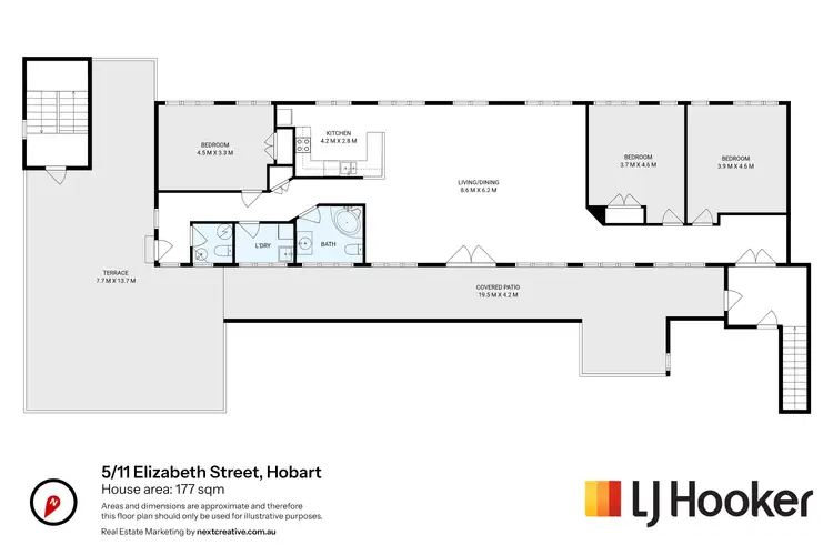 Floorplan of Homely house listing, 5/11 Elizabeth Street, Hobart TAS 7000