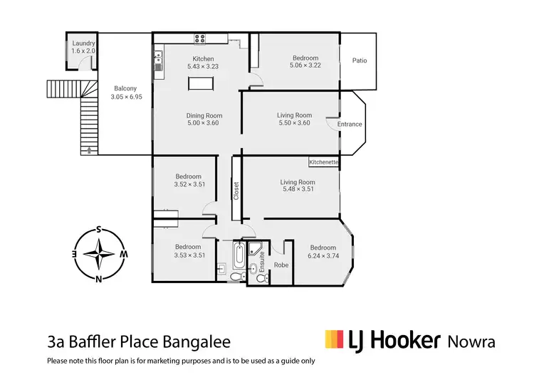 Floorplan of Homely house listing, 3a Baffler Place, Bangalee NSW 2541