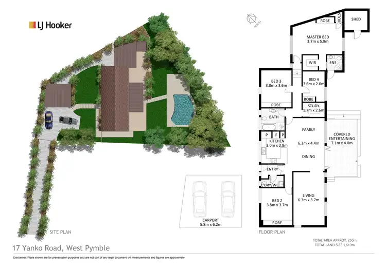 Floorplan of Homely house listing, 17 Yanko Road, West Pymble NSW 2073