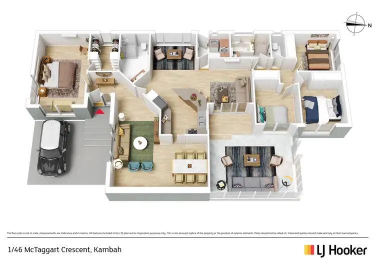 Floorplan of Homely house listing, 1/46 McTaggart Crescent, Kambah ACT 2902