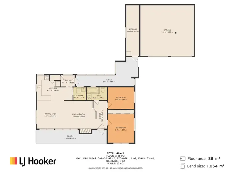 Floorplan of Homely house listing, 137A Old Bass Highway, Wynyard TAS 7325