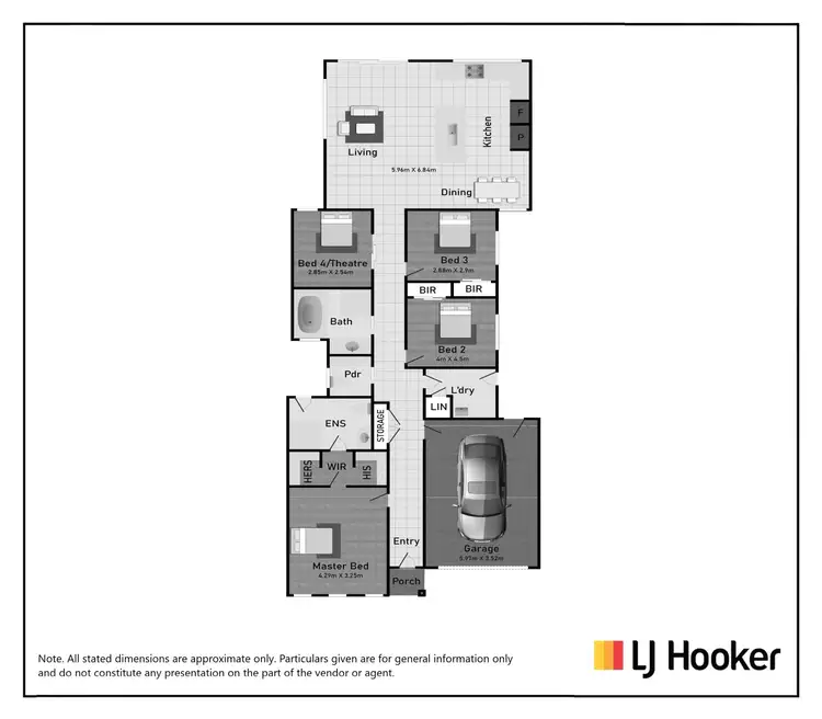 Floorplan of Homely house listing, 6 Karinya Way, Harkness VIC 3337