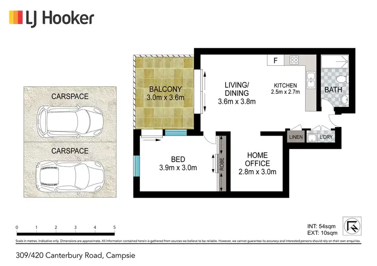 Floorplan of Homely apartment listing, Apartment 309/420 Canterbury Road, Campsie NSW 2194