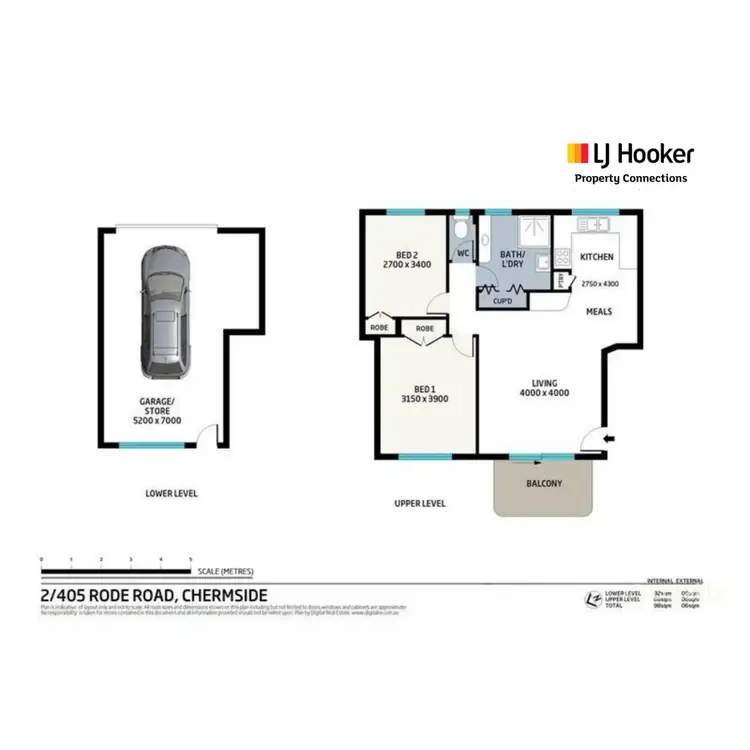 Floorplan of Homely unit listing, 2/405 Rode Road, Chermside QLD 4032