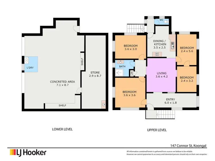 Floorplan of Homely house listing, 147 Connor Street, Koongal QLD 4701