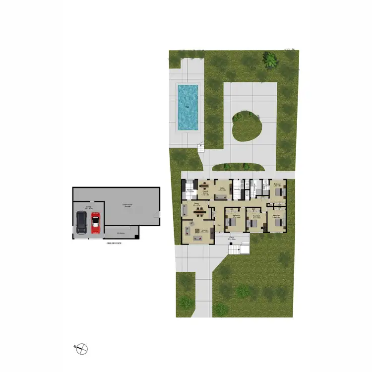 Floorplan of Homely house listing, 36 Flanagan Street, Garran ACT 2605