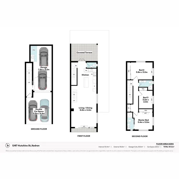 Floorplan of Homely townhouse listing, 5/47 Hutchins Street, Kedron QLD 4031
