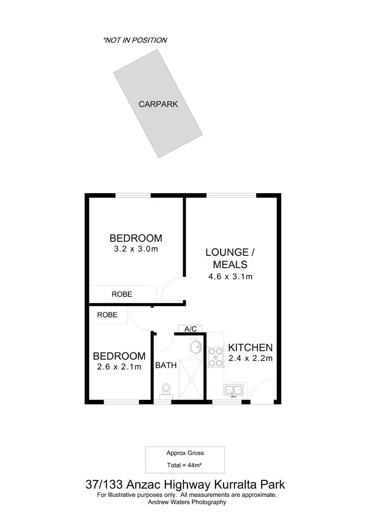Floorplan of Homely unit listing, 37/133 Anzac Highway, Kurralta Park SA 5037