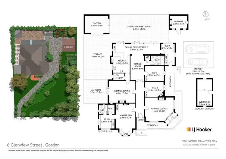 Floorplan of Homely house listing, 6 Glenview Street, Gordon NSW 2072