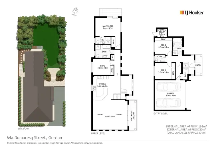Floorplan of Homely house listing, 64A Dumaresq Street, Gordon NSW 2072