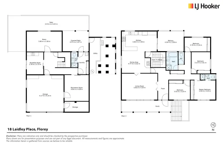 Floorplan of Homely house listing, 18 Laidley Place, Florey ACT 2615