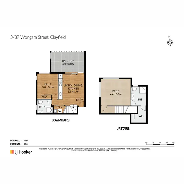 Floorplan of Homely apartment listing, 3/37 Wongara Street, Clayfield QLD 4011