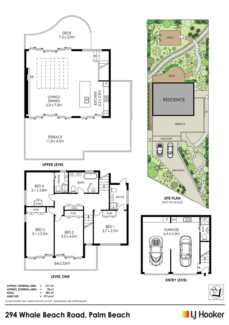 Floorplan of Homely house listing, 294 Whale Beach Road, Palm Beach NSW 2108