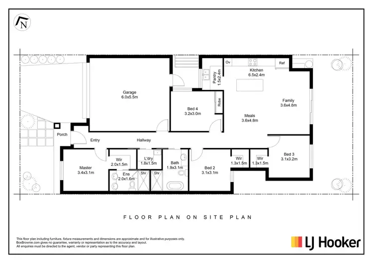 Floorplan of Homely house listing, 36 Oscar Crescent, Deanside VIC 3336
