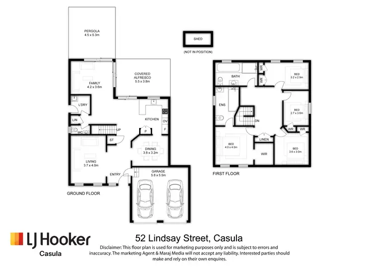 Floorplan of Homely house listing, 52 Lindsay Street, Casula NSW 2170