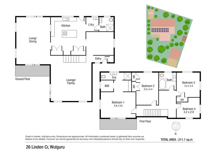 Floorplan of Homely house listing, 26 Linden Crescent, Wulguru QLD 4811