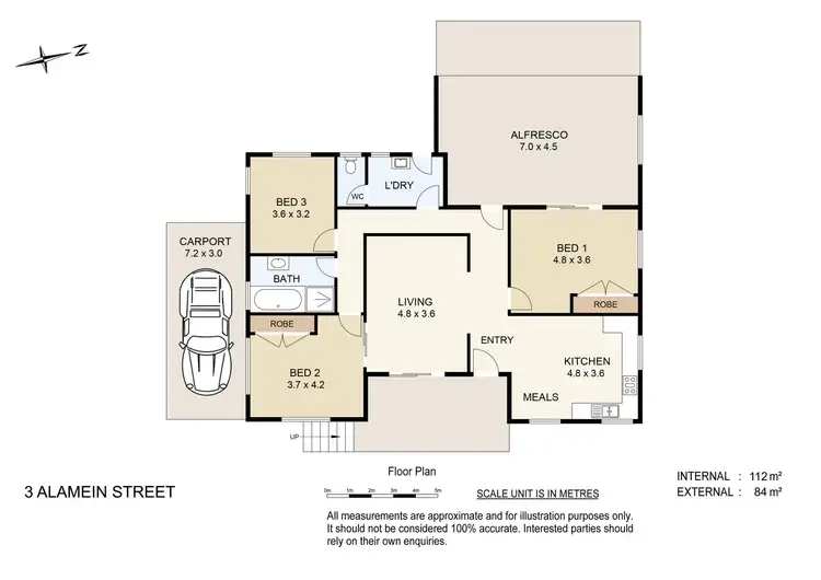Floorplan of Homely house listing, 3 Alamein Street, Beenleigh QLD 4207