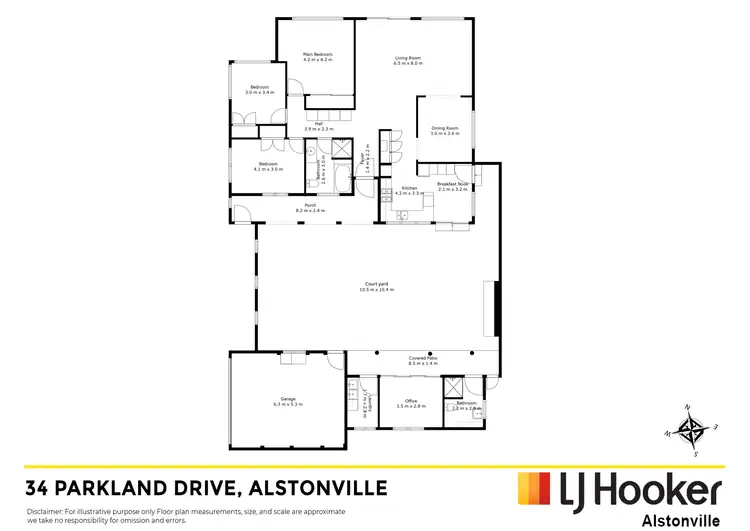 Floorplan of Homely house listing, 34 Parkland Drive, Alstonville NSW 2477