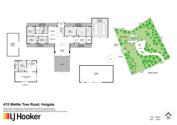 Floorplan of Homely rural property listing, 415 Wattle Tree Road, Holgate NSW 2250