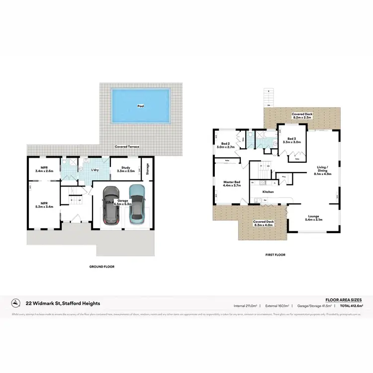 Floorplan of Homely house listing, 22 Widmark Street, Stafford Heights QLD 4053