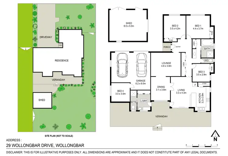 Floorplan of Homely house listing, 29 Wollongbar Drive, Wollongbar NSW 2477