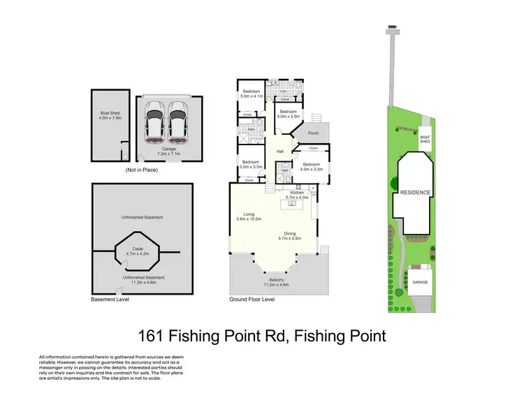 Floorplan of Homely house listing, 161 Fishing Point Road, Fishing Point NSW 2283
