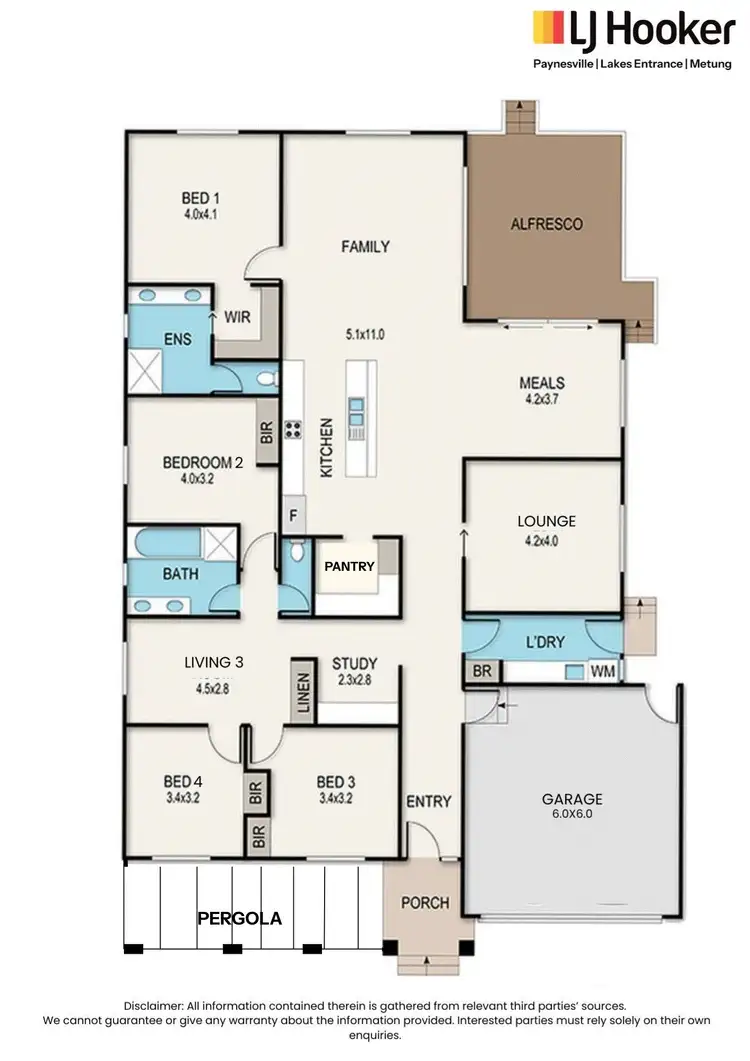 Floorplan of Homely house listing, 3 Landfall Avenue, Newlands Arm VIC 3875