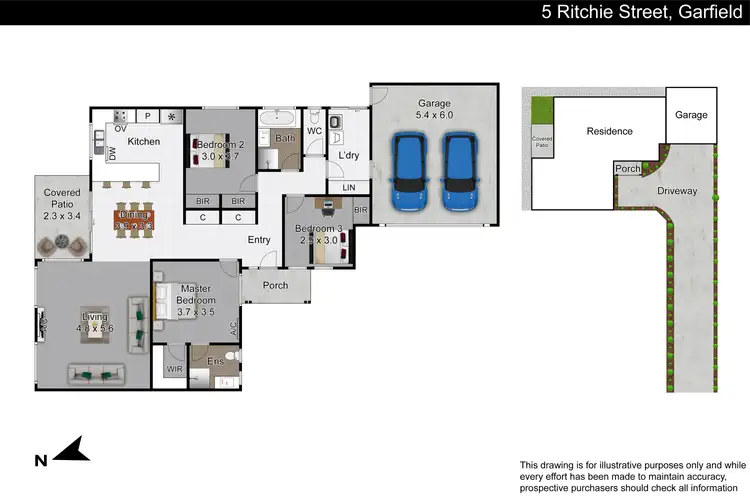 Floorplan of Homely house listing, 5 Ritchie Street, Garfield VIC 3814