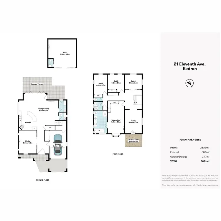 Floorplan of Homely house listing, 21 Eleventh Avenue, Kedron QLD 4031