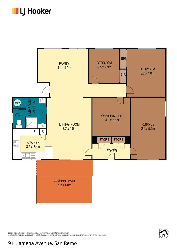 Floorplan of Homely house listing, 91 Liamena Avenue, San Remo NSW 2262