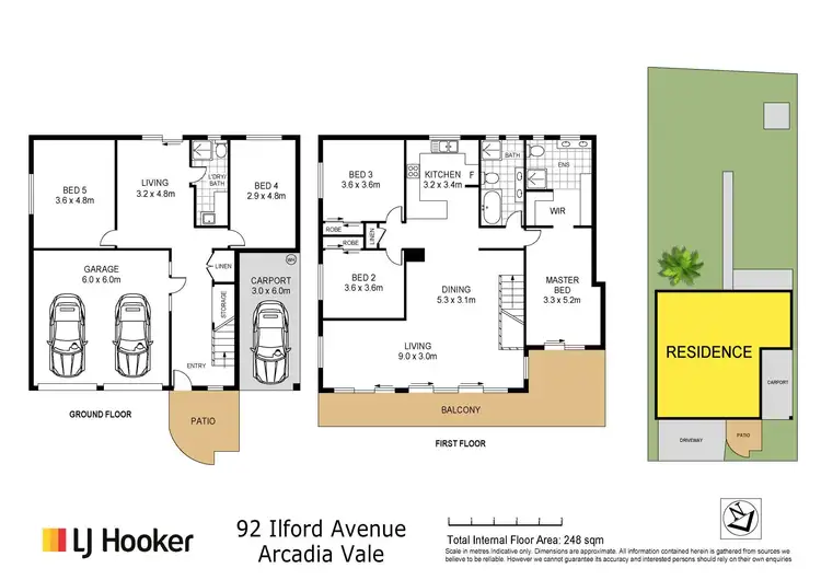 Floorplan of Homely house listing, 92 Ilford Avenue, Arcadia Vale NSW 2283