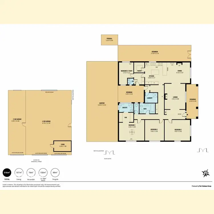 Floorplan of Homely house listing, 4 Marshall Street, Felixstow SA 5070