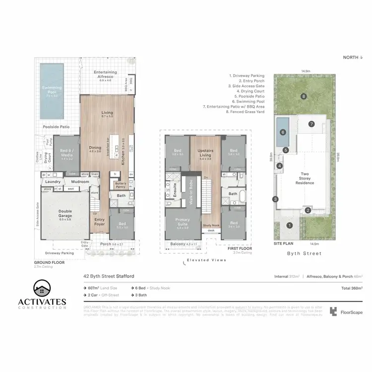Floorplan of Homely house listing, 42 Byth Street, Stafford QLD 4053