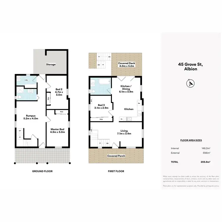 Floorplan of Homely house listing, 45 Grove Street, Albion QLD 4010